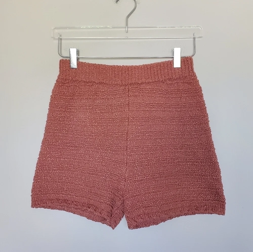 Free People Beach Malibu Boo Shorts Burnt Brick Beachy Boho Pull-On Size XS